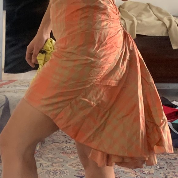 Nathan Jenden Runway Tail Feather Tartan Skirt - Picture 1 of 9